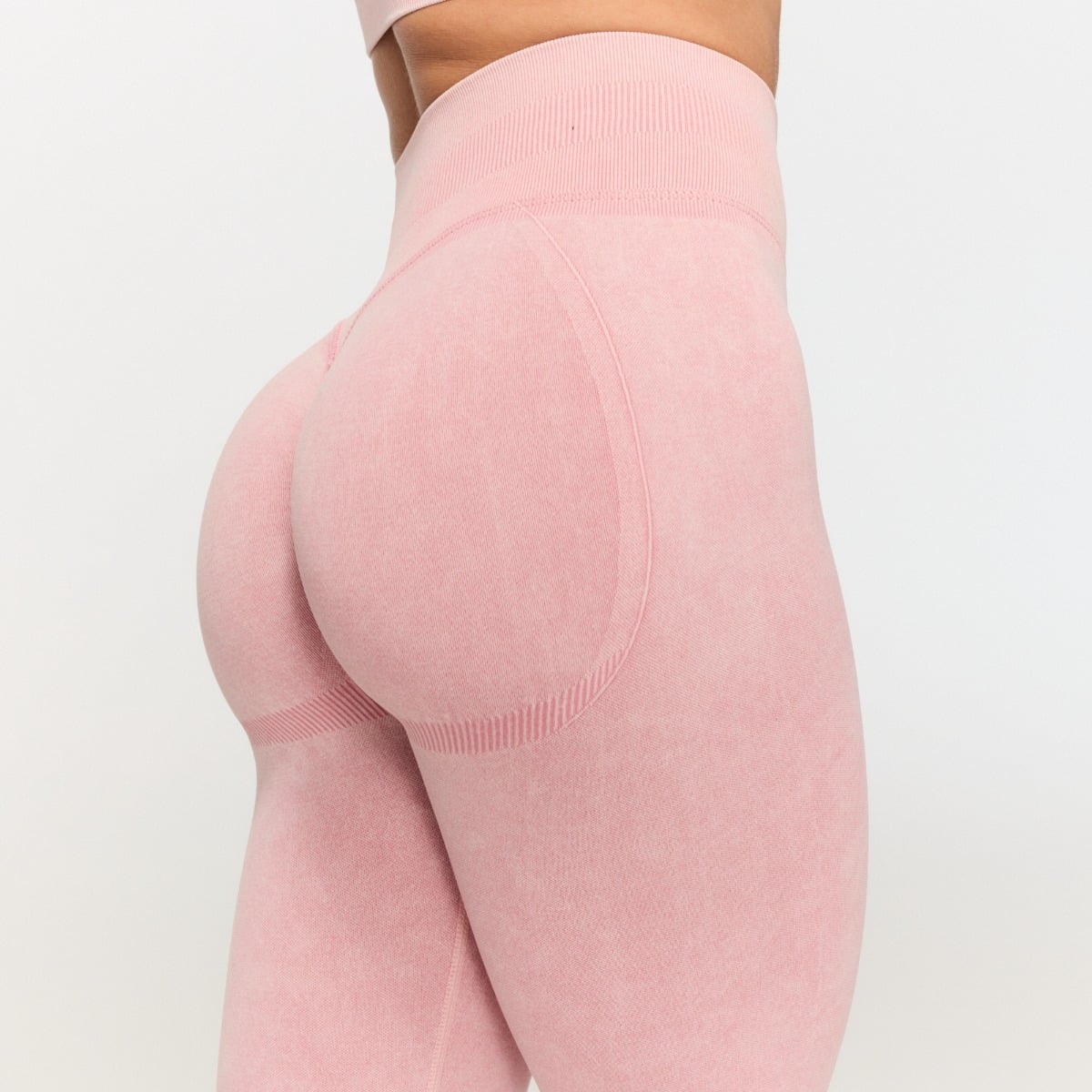Colanți pentru femei Fierce Seamless Baby Pink - GymBeam
