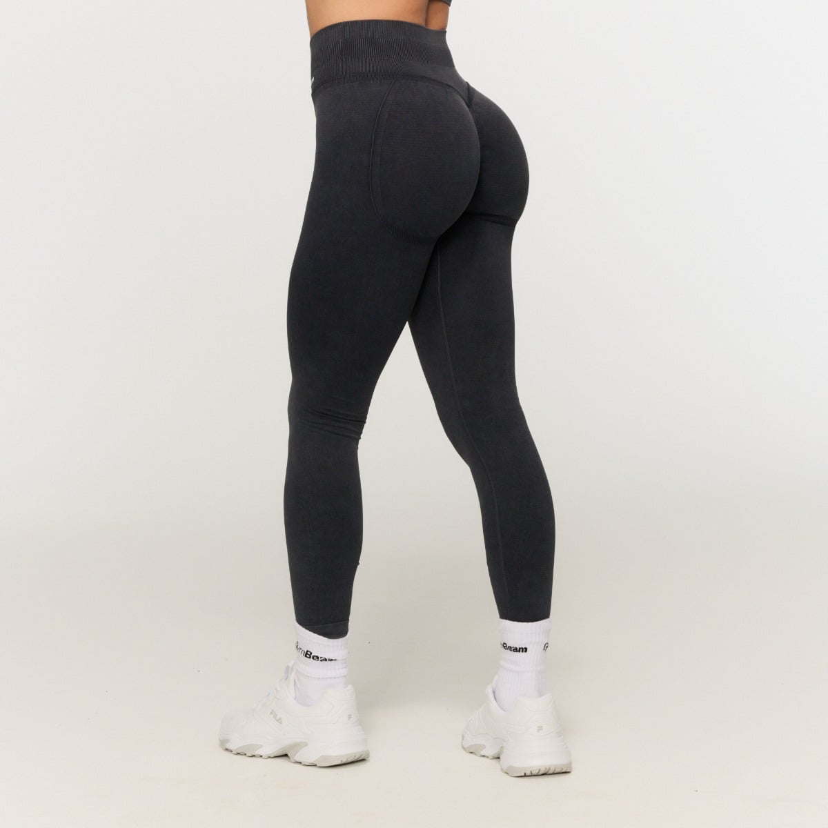 Colanți pentru femei Fierce Seamless Dark Grey - GymBeam