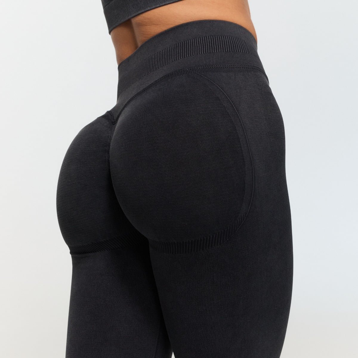 Colanți pentru femei Fierce Seamless Dark Grey - GymBeam