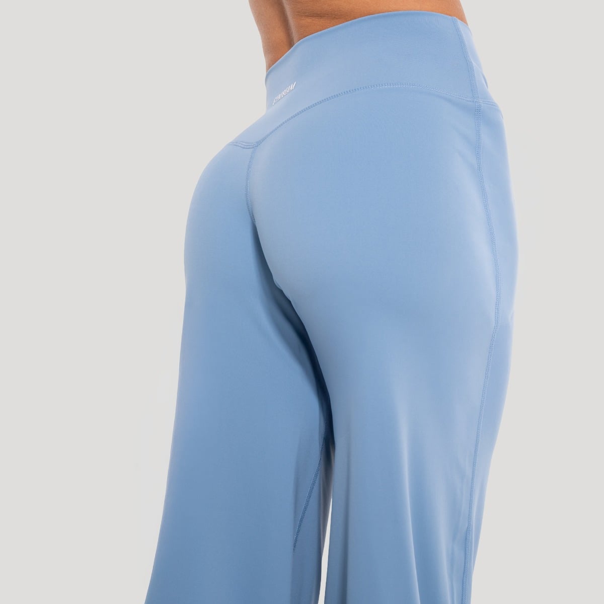 Pantaloni sport pentru femei Straight Flow Azure - GymBeam