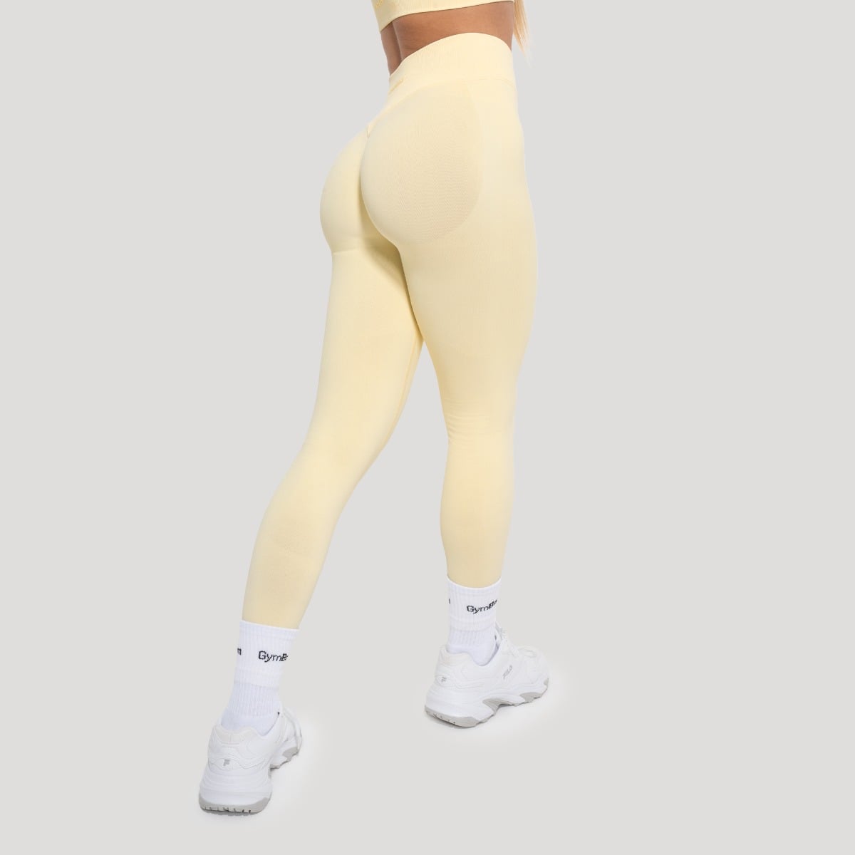 Colanți pentru femei Luma Butter Yellow - GymBeam