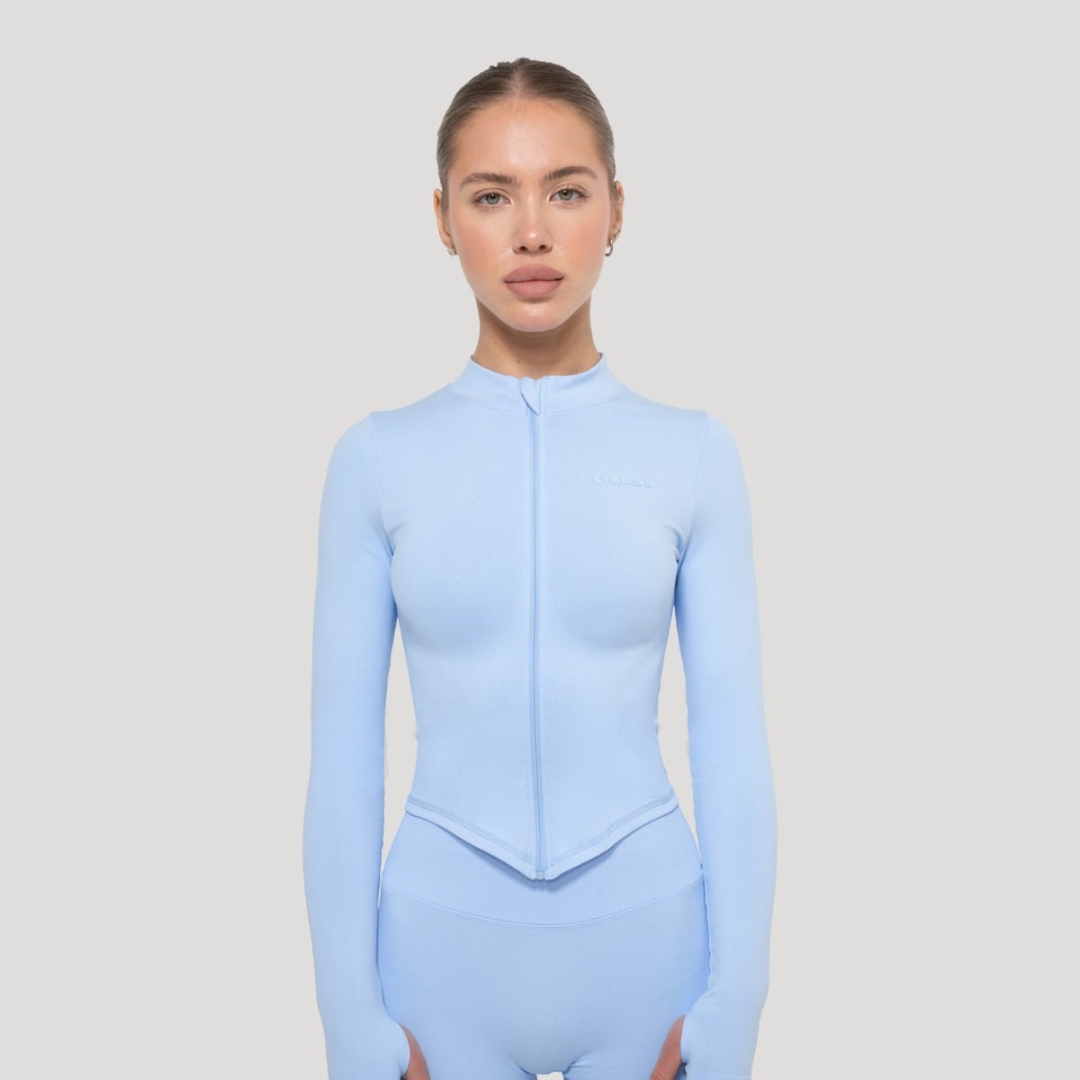 Top sport pentru femei Luma Baby Blue - GymBeam