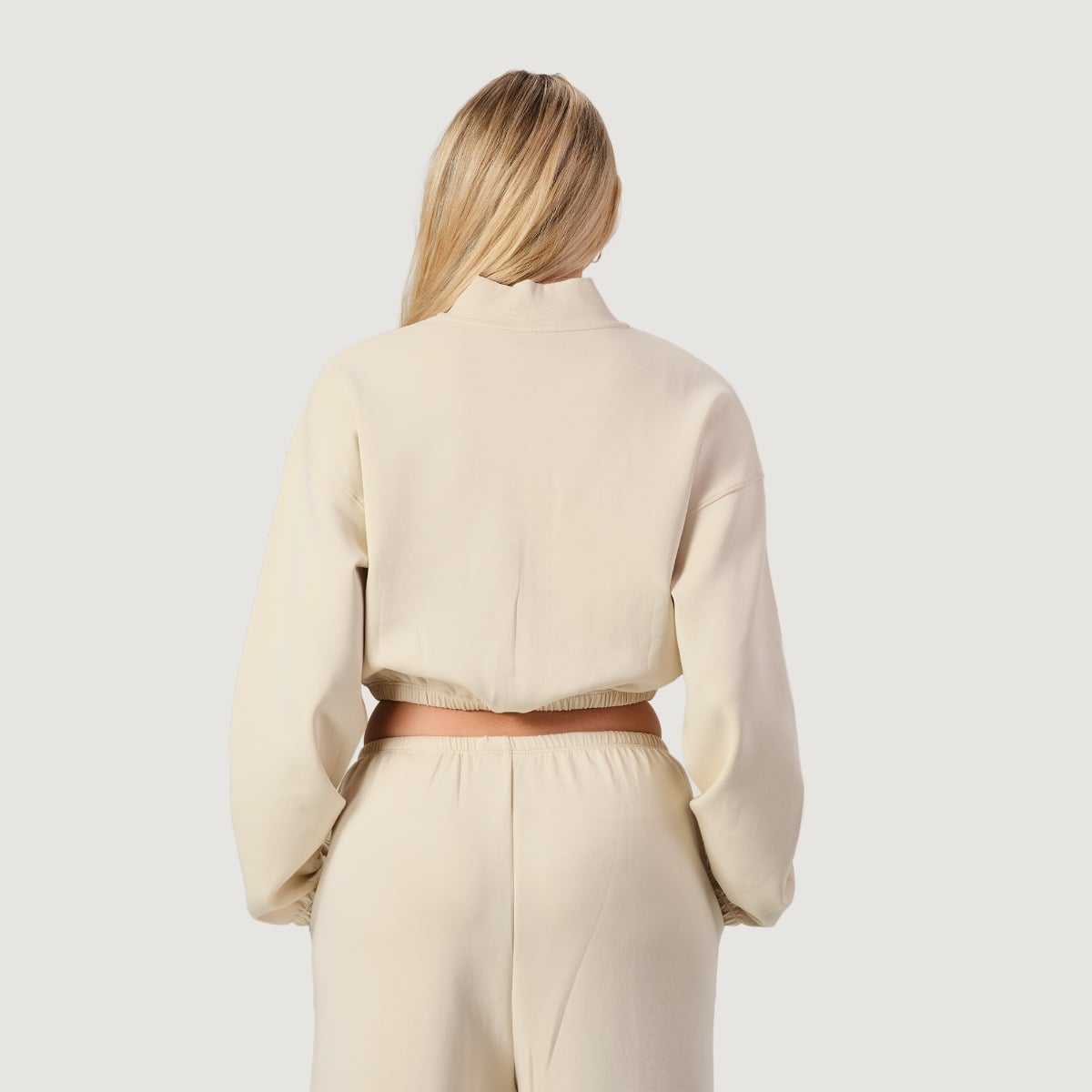 Hanorac pentru femei Zip-Up NEO Almond - GymBeam