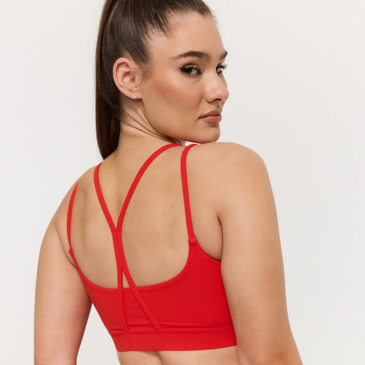 Sutien sport BEAT Tangerine - GymBeam