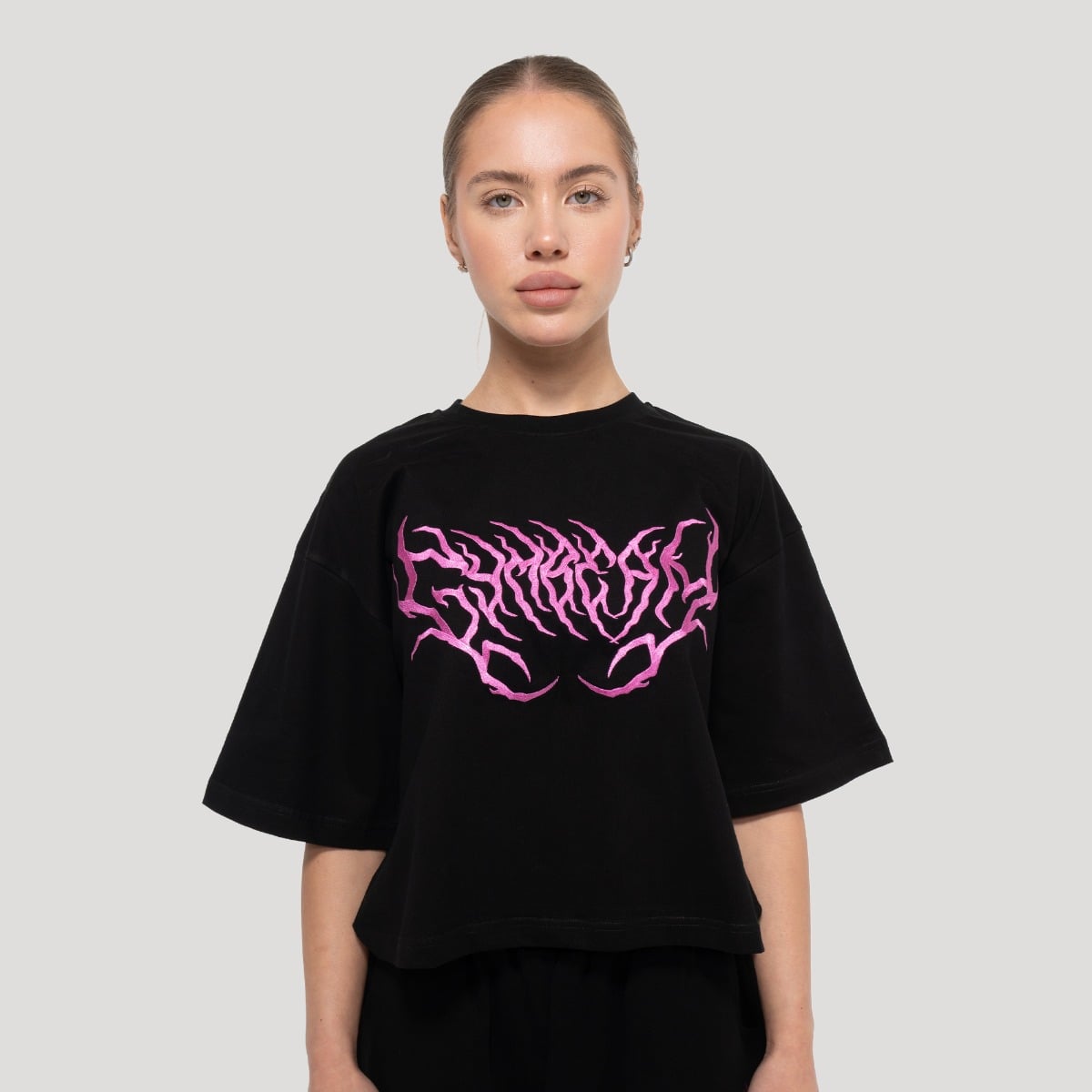 Tricou pentru femei Thorn Black - GymBeam