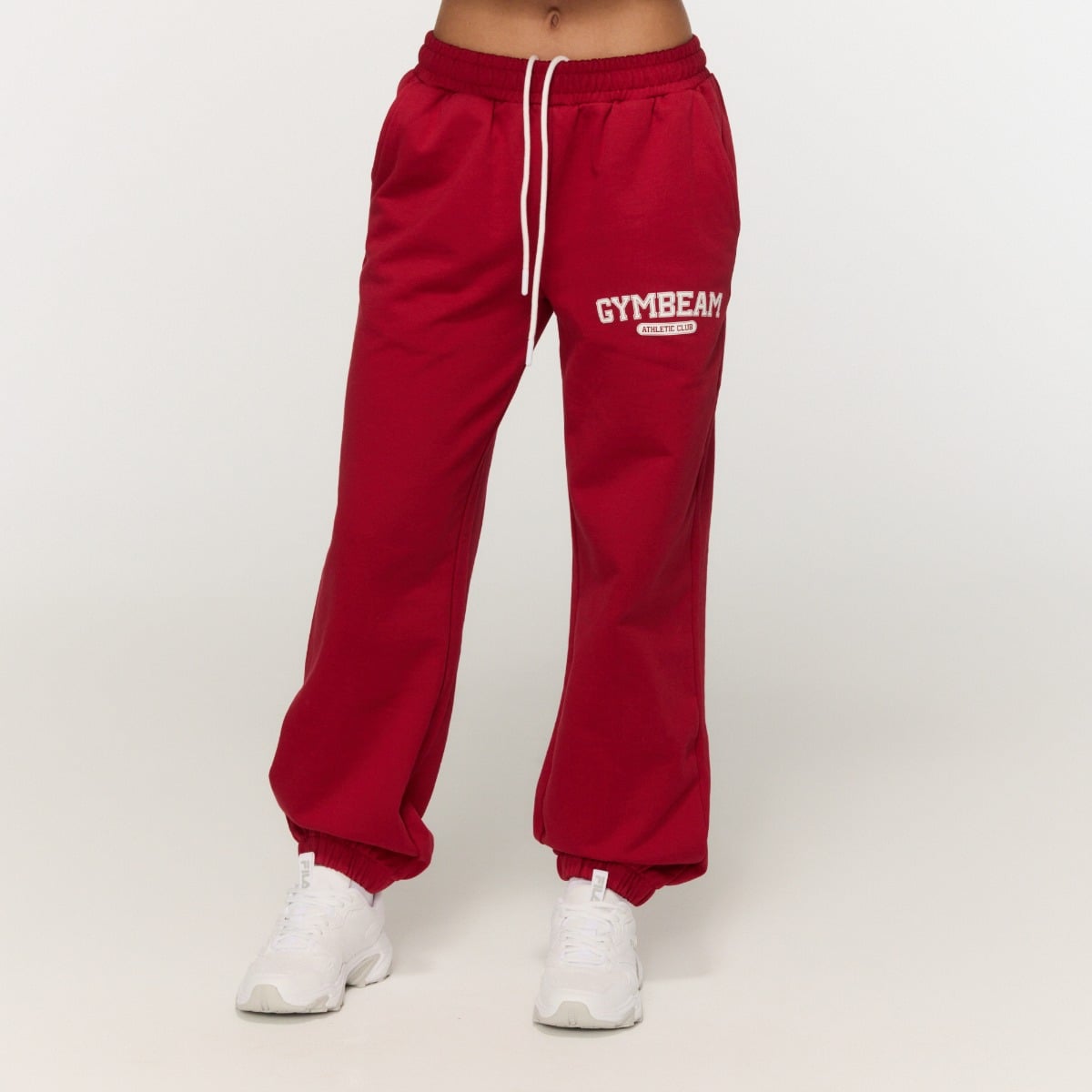Pantaloni sport pentru femei Varsity Red - GymBeam
