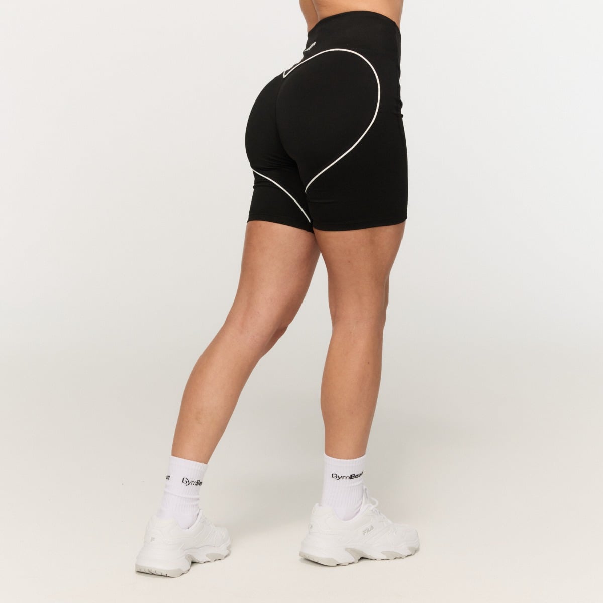 Pantaloni scurți pentru femei Varsity Black - GymBeam
