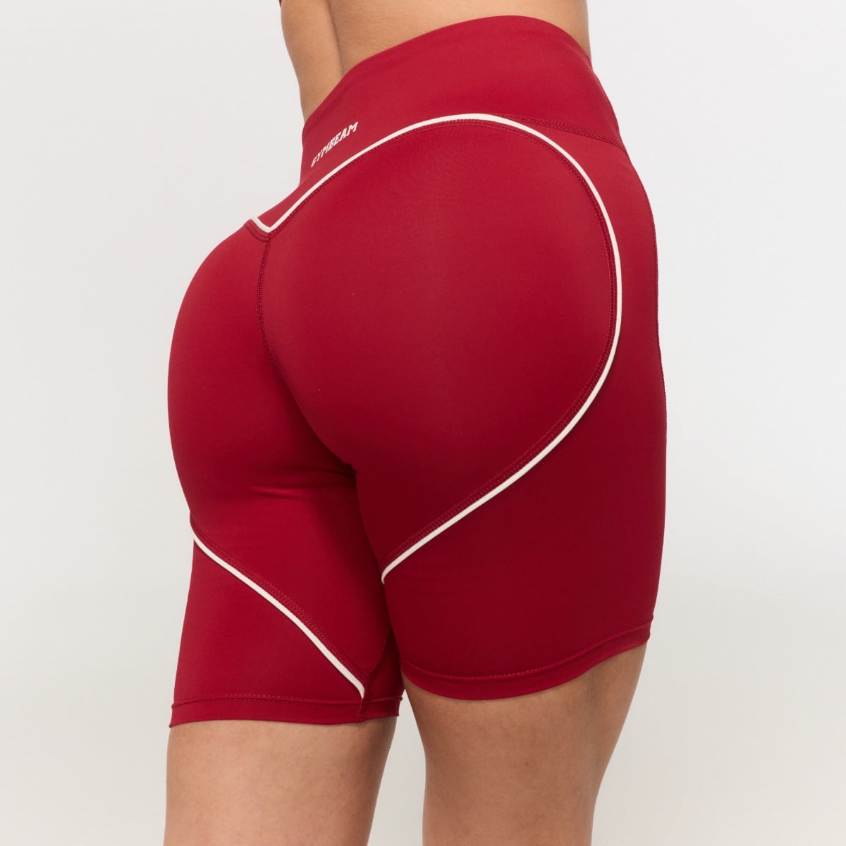 Pantaloni scurți pentru femei Varsity Red - GymBeam