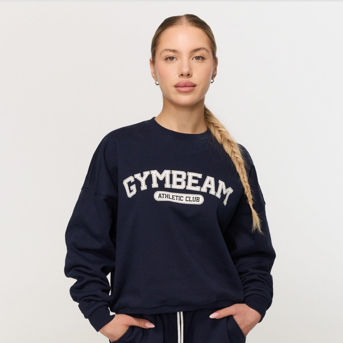 Hanorac pentru femei Varsity Blue - GymBeam