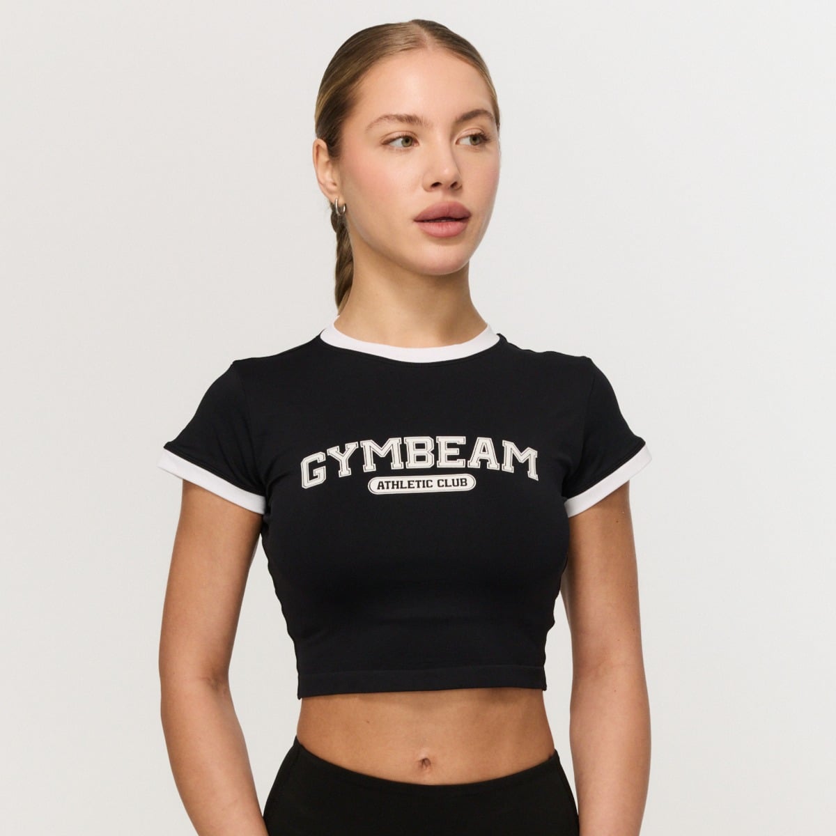 Tricou pentru femei Varsity Black - GymBeam