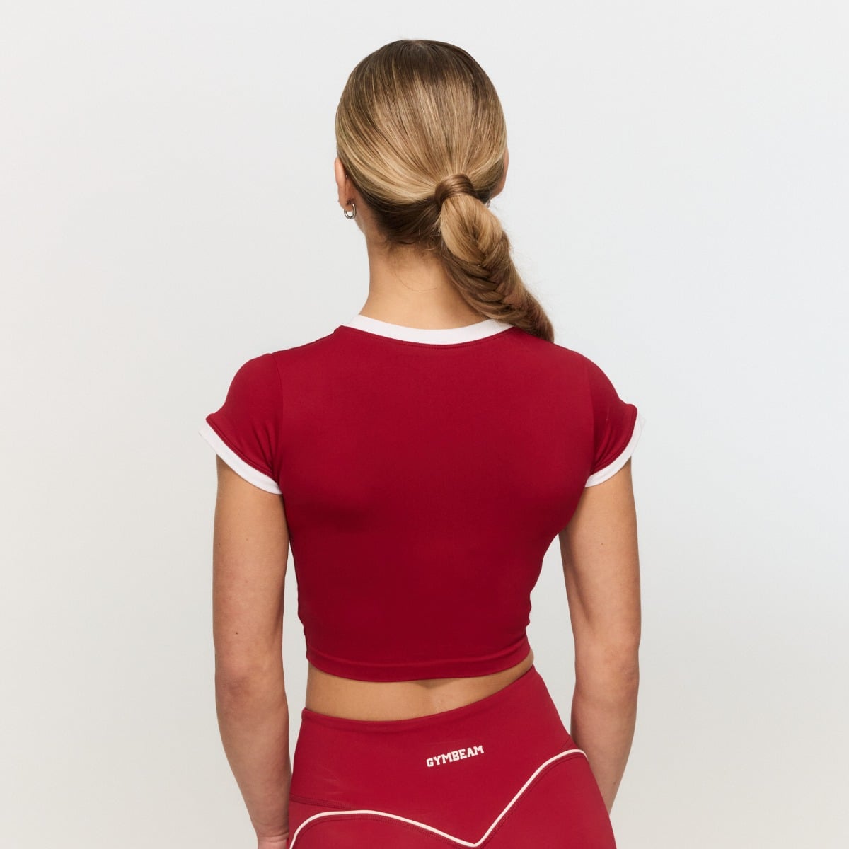 Tricou pentru femei Varsity Red - GymBeam