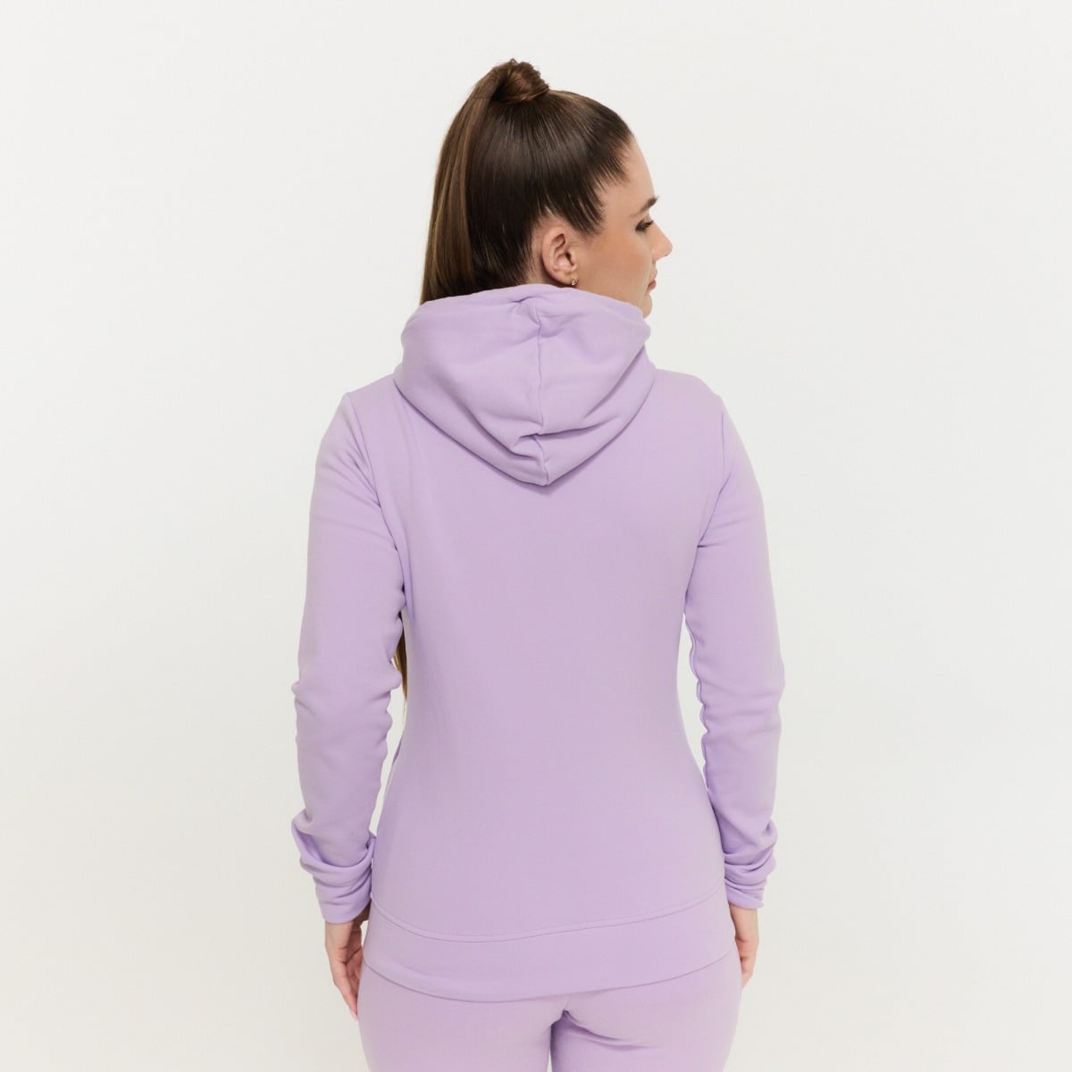 Hanorac cu fermoar pentru femei Limitless Lavender - GymBeam