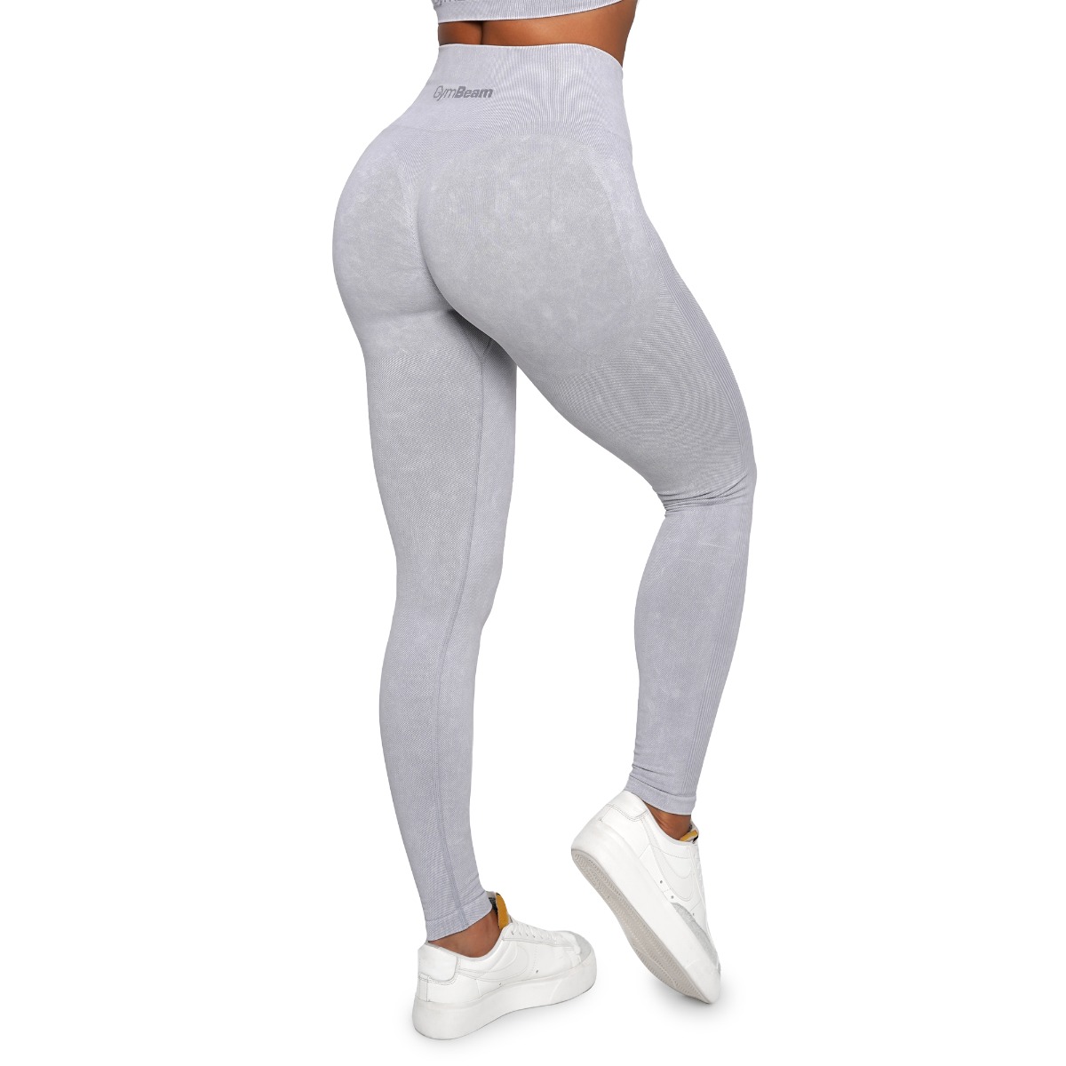 GymBeam Colanți pentru femei Lift Seamless Grey · záber 7