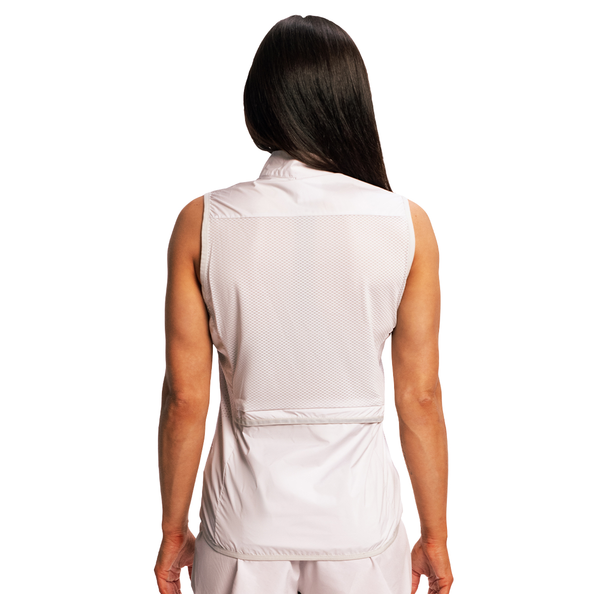 GymBeam Vestă de alergare pentru femei Pulse X Gray · záber 8