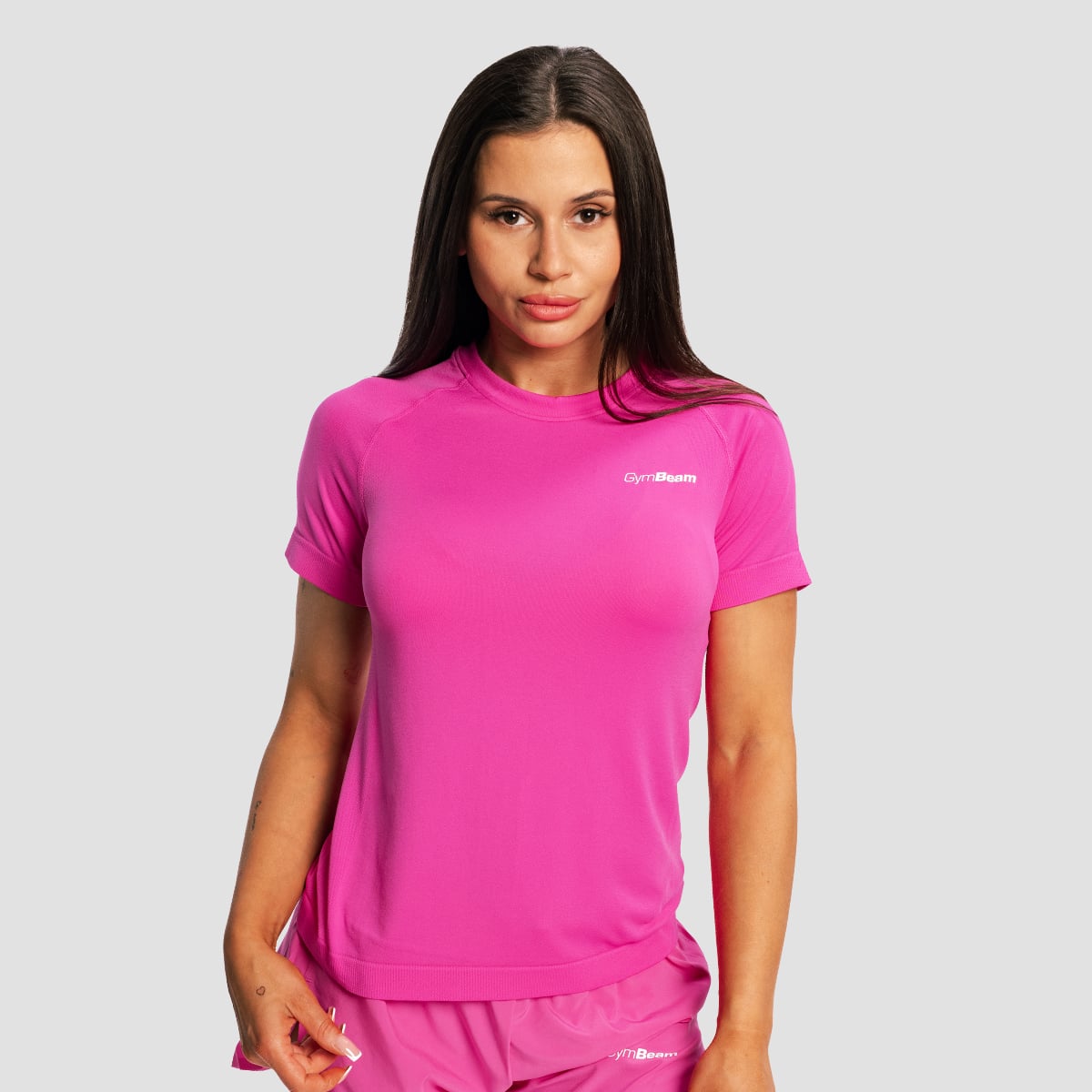 Tricou de alergare pentru femei Pulse X Purple - GymBeam