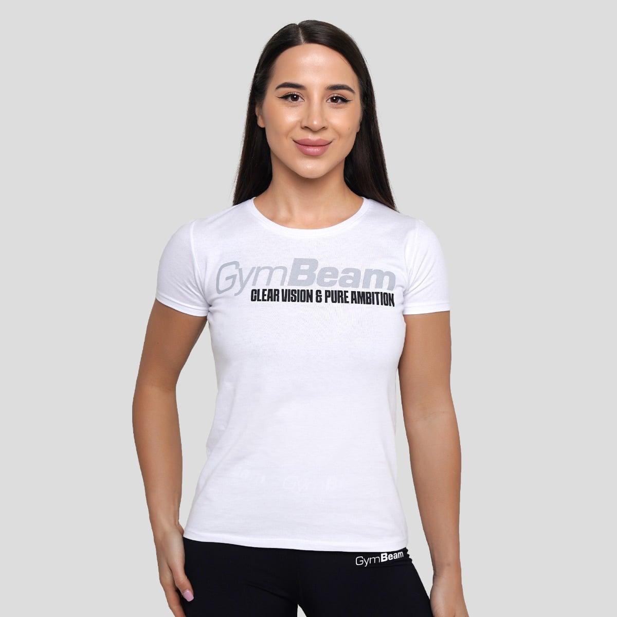 Tricou pentru femei Pure Ambition White - GymBeam