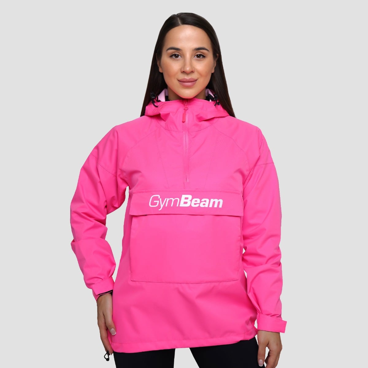 Geacă pentru femei Rain Smock Fuchsia - GymBeam