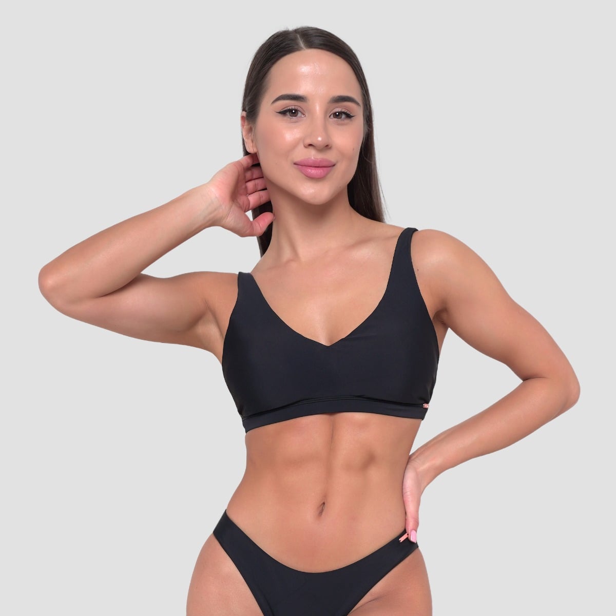 Sutien de baie sport Black - GymBeam