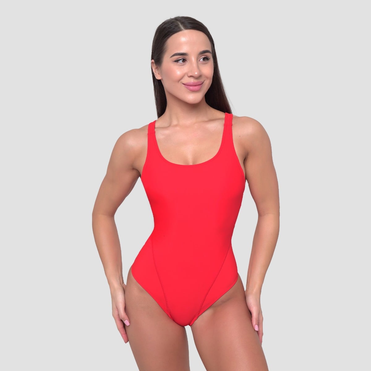 Costum de baie sport Red - GymBeam