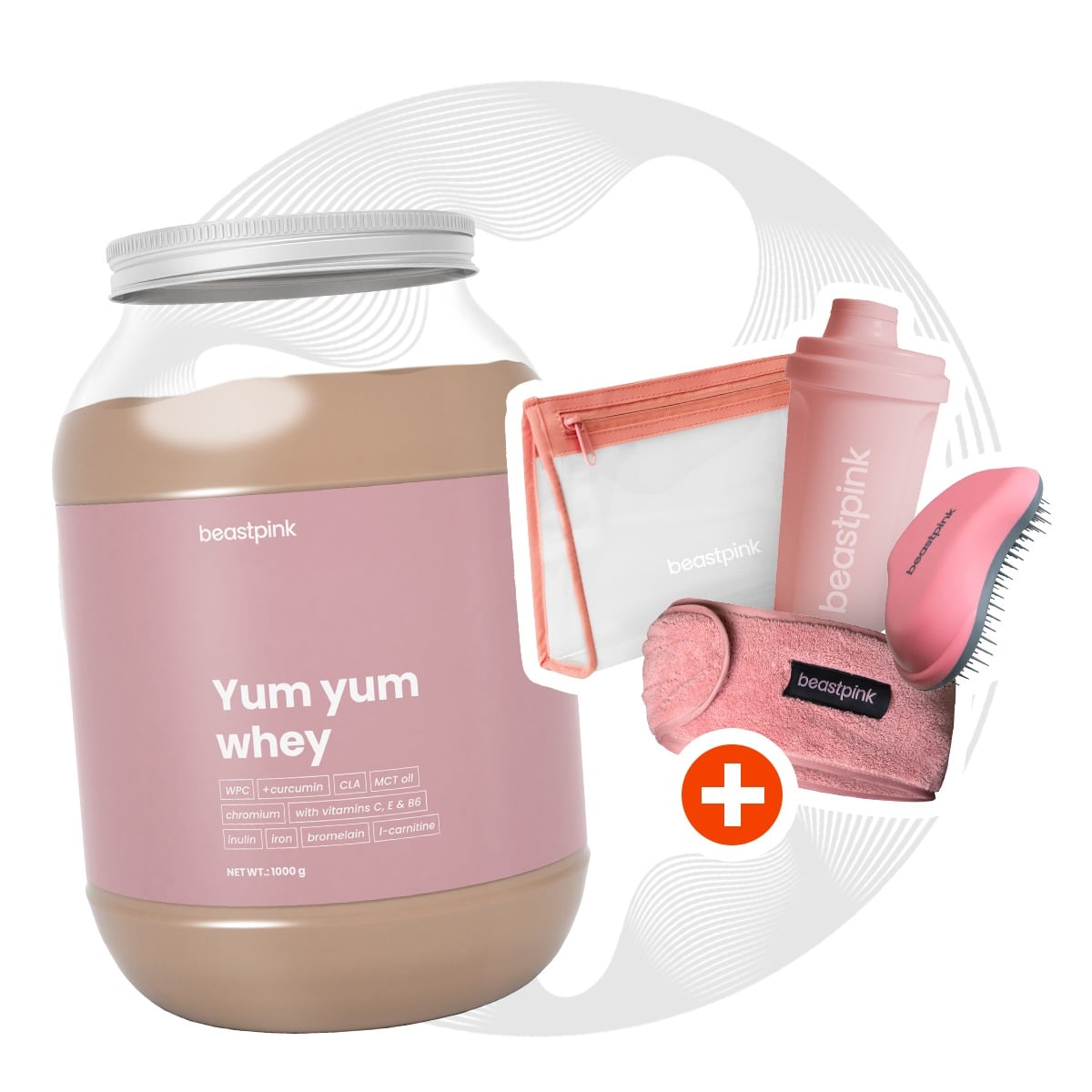 Yum Yum Whey - BeastPink + cadou
