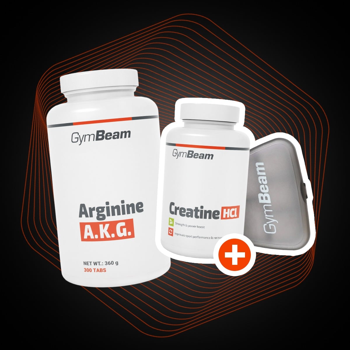 Arginină A.K.G. - GymBeam + cadouri 