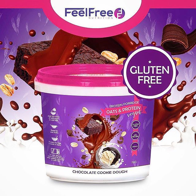 Protein Porridge Vegan - feel free nutrition - mix proteic vegan fără gluten