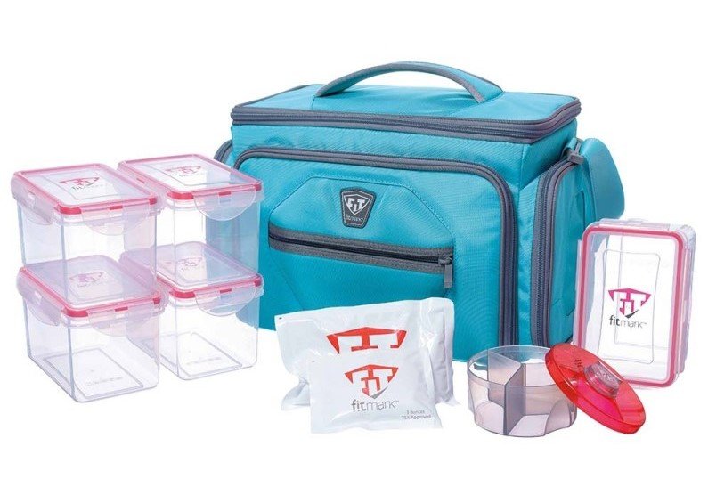 Geantă sport pentru alimente The Shield LG River Blue - Fitmark