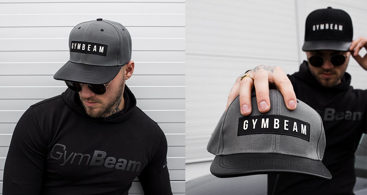 Șapcă Superior Snapback Grey - Gymbeam