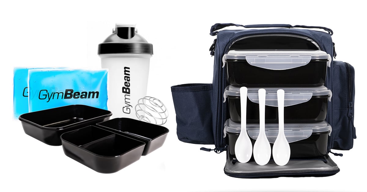 Geantă pentru alimente FIT Prep Navy Blue - GymBeam