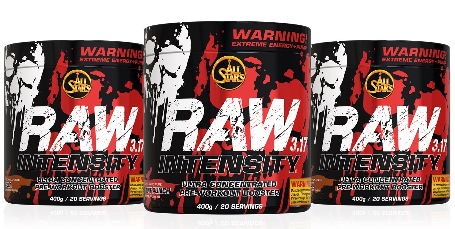 Stimulent de pre-antrenament Raw Intensity 3.17 - all stars