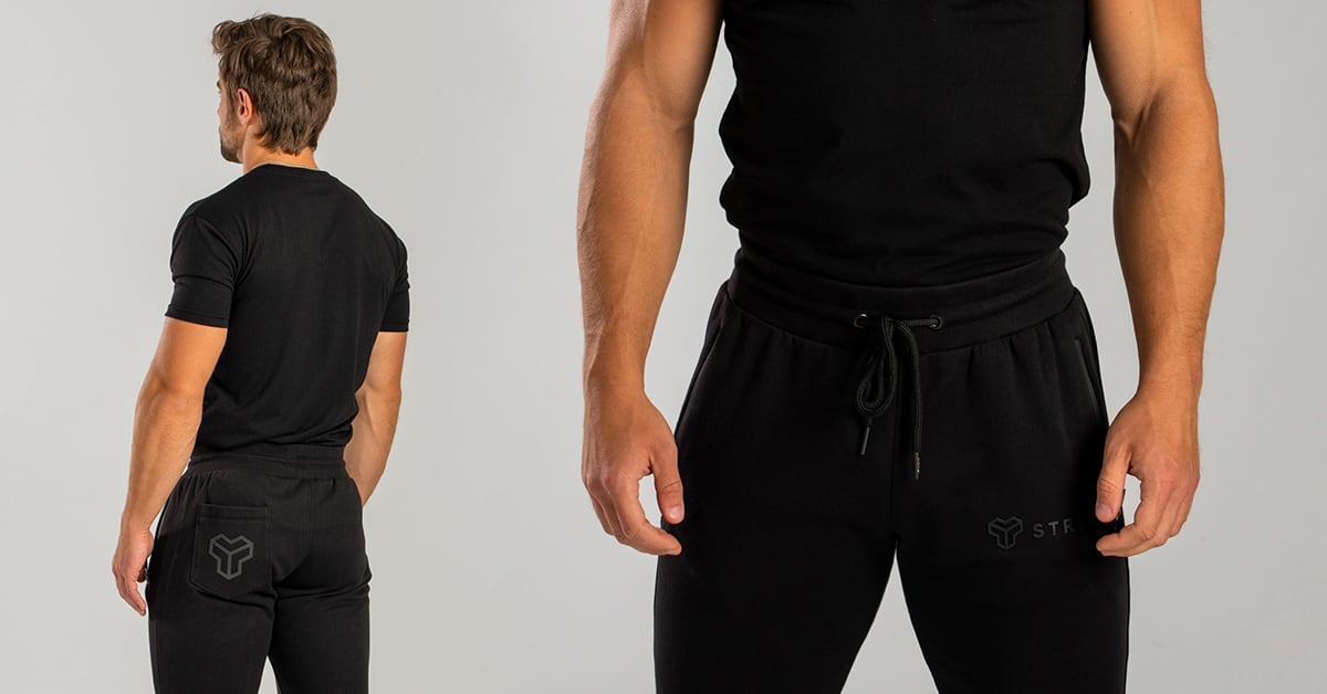 Pantaloni de trening Essential Black - STRIX