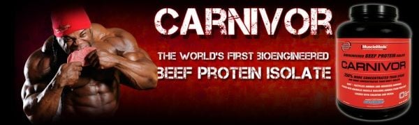 Carnivor primul izolat proteic din beef