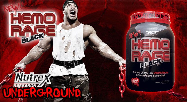 Stimulent de pre-antrenament Hemo Rage