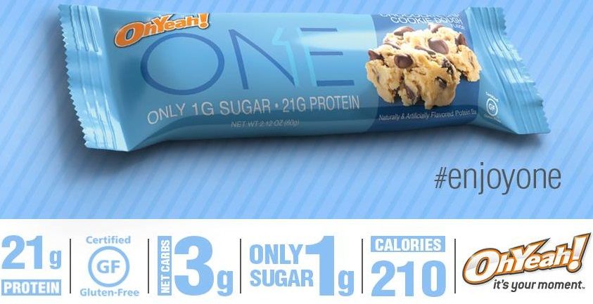 Oh Yeah! ONE BAR - batonul proteic lowcarb