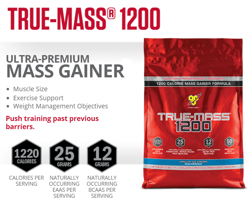 True Mass 1200 bsn gainer