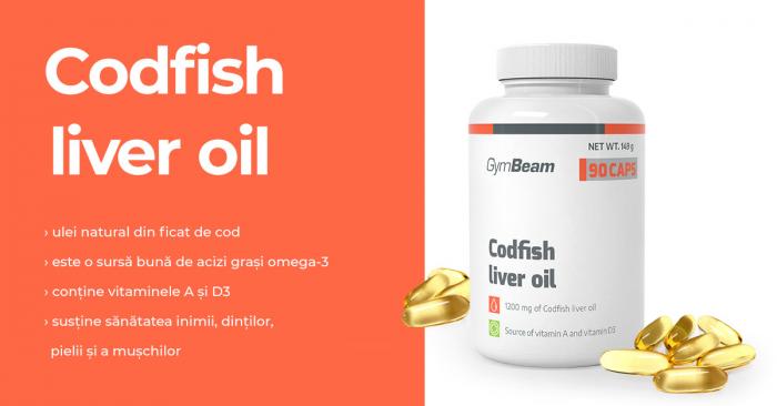 Codfish liver oil - GymBeam