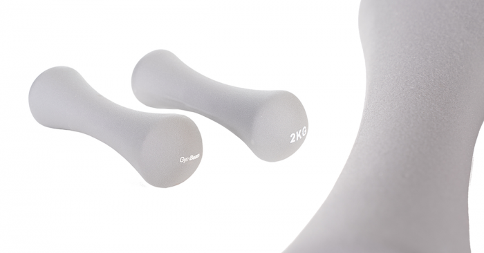 Gantere din neopren 2 x 2 kg - GymBeam